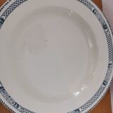 Set of 6 deep plates Terre de Fer Salins Vauban collection