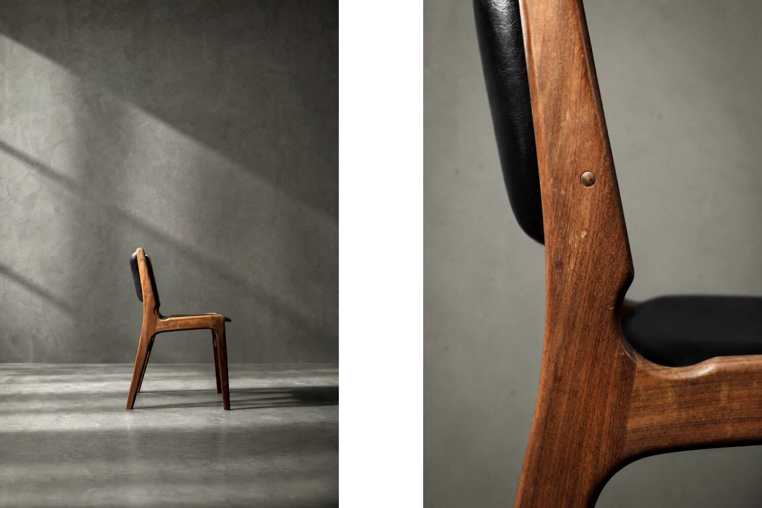 Vintage Mid-Century Modern Danish Teak Model 89 Armchair by Erik Buch
