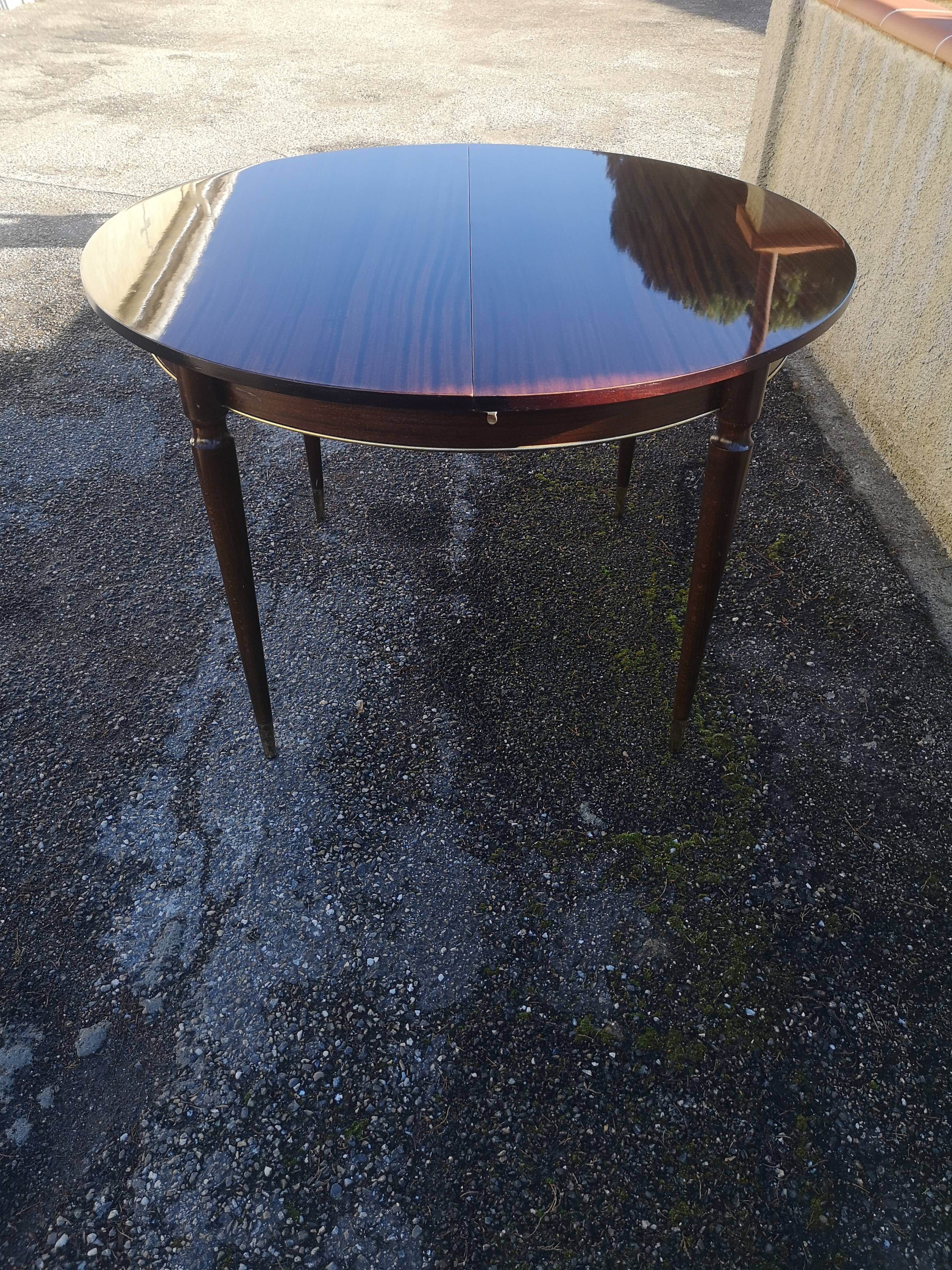Table ronde extensible  vintage