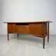 1960s vintage Danish mid-century teak writing desk by Arne Vodder for H.P. Hansen