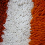 Vintage carpet in wool - 'fity shades of orange' - Germany - 1960's
