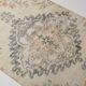 Tapis persan marron et crème