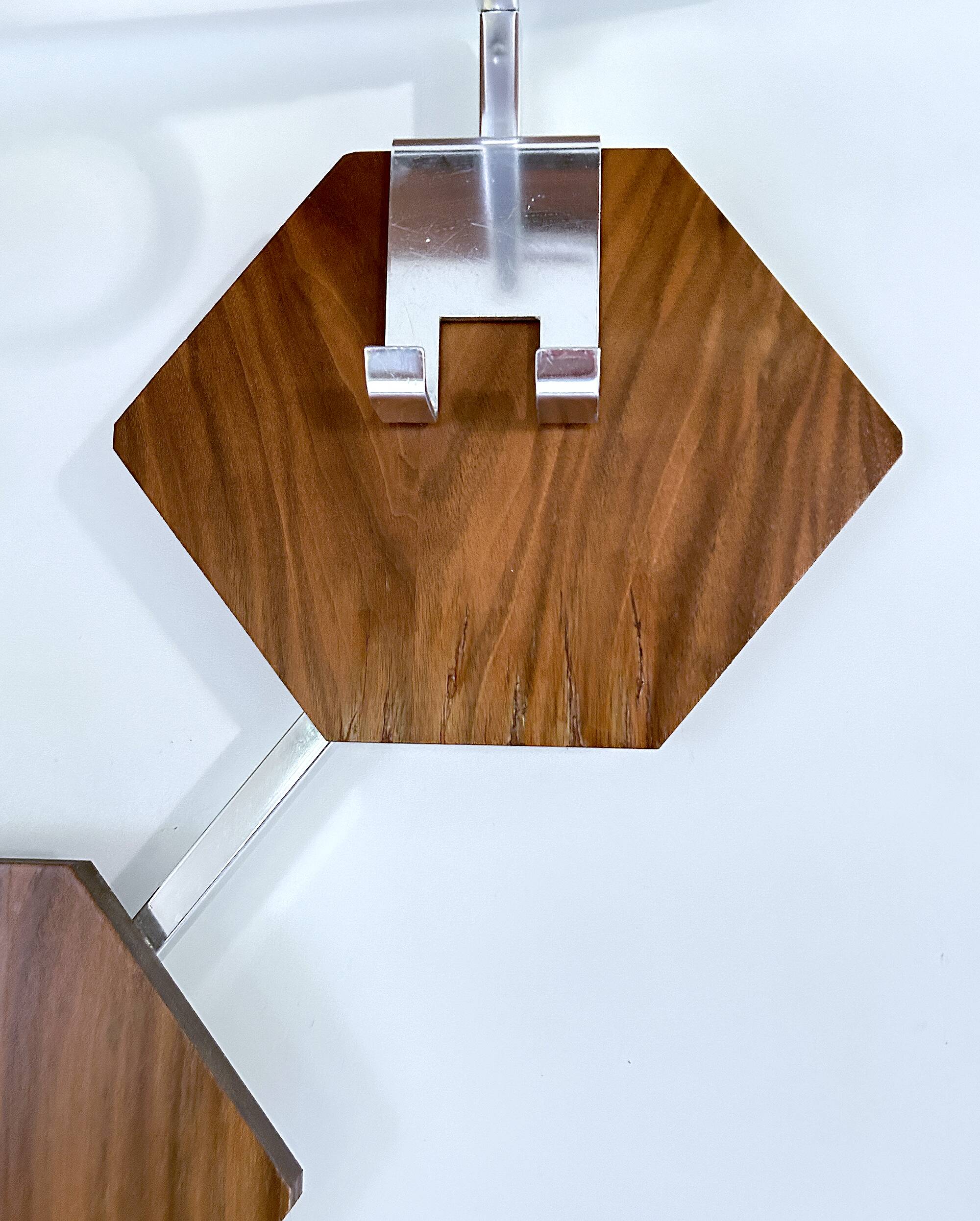 Large Vintage Scandinavian Coat Rack, Teak