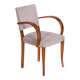 Fauteuil Art Déco en hêtre par Jules Leleu, années 1930
