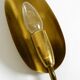 Beautiful original Mid Century Modern cone wall lamp made of brass