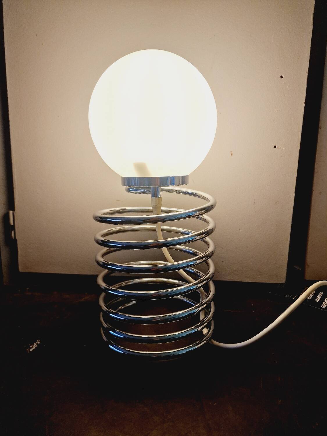 Vintage spring lamp