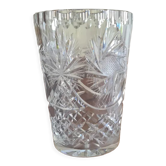 Saint-Louis style cut crystal vase