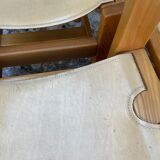 Elm and leather chairs
