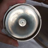 Shiny pewter tea set