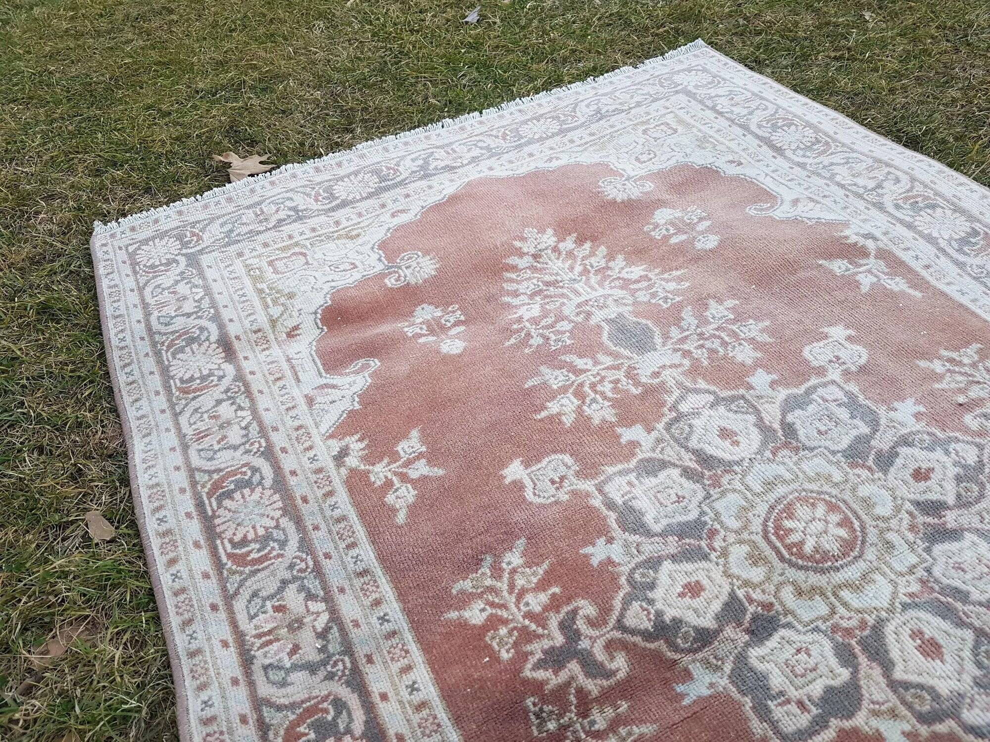 Vintage Turkish handmade rug 93x155 cm