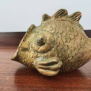 Bronze Fish Ashtray Attributed to Walter Bosse