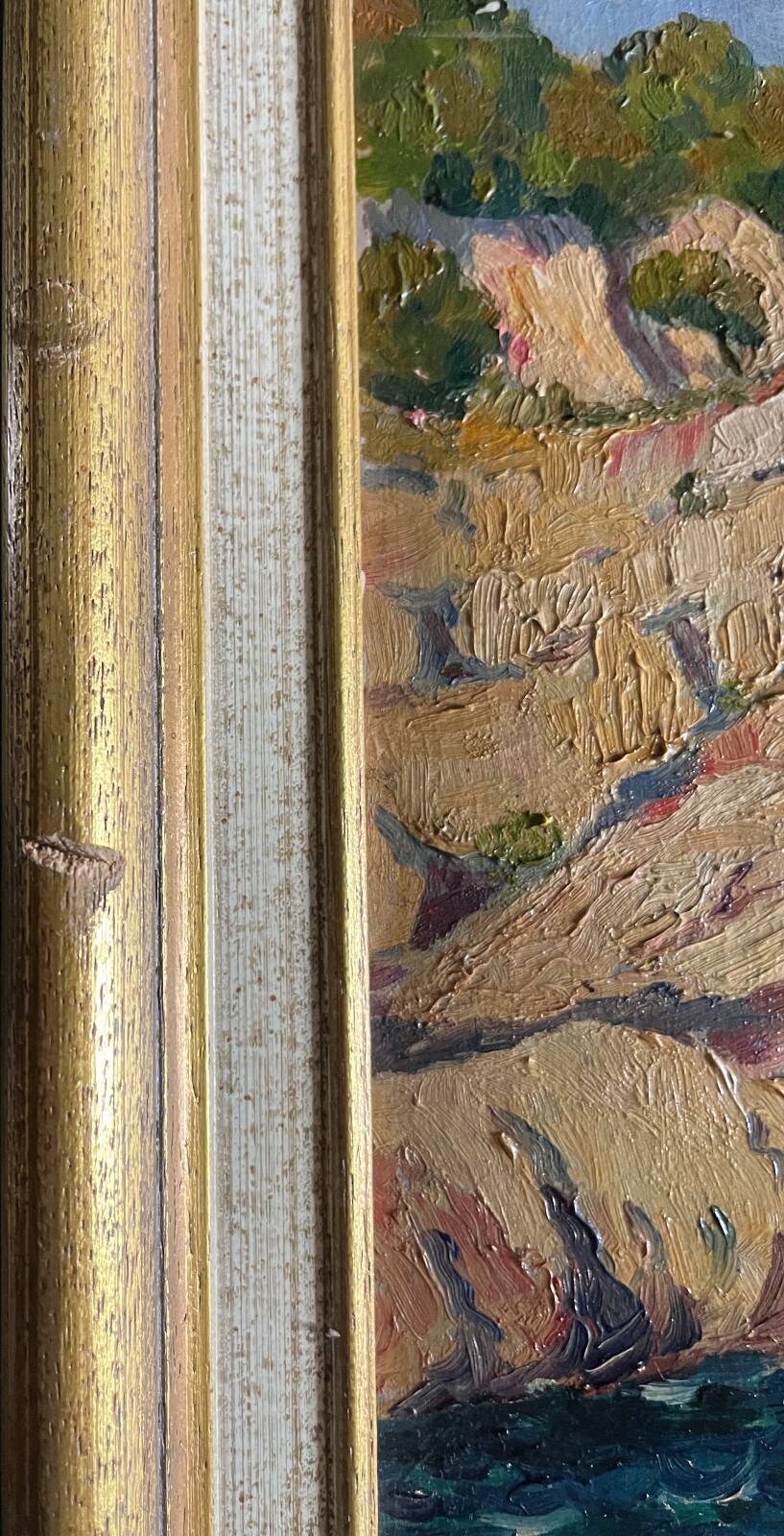 Tableau HSC Mediterranean Marine (Orientalist?) + frame