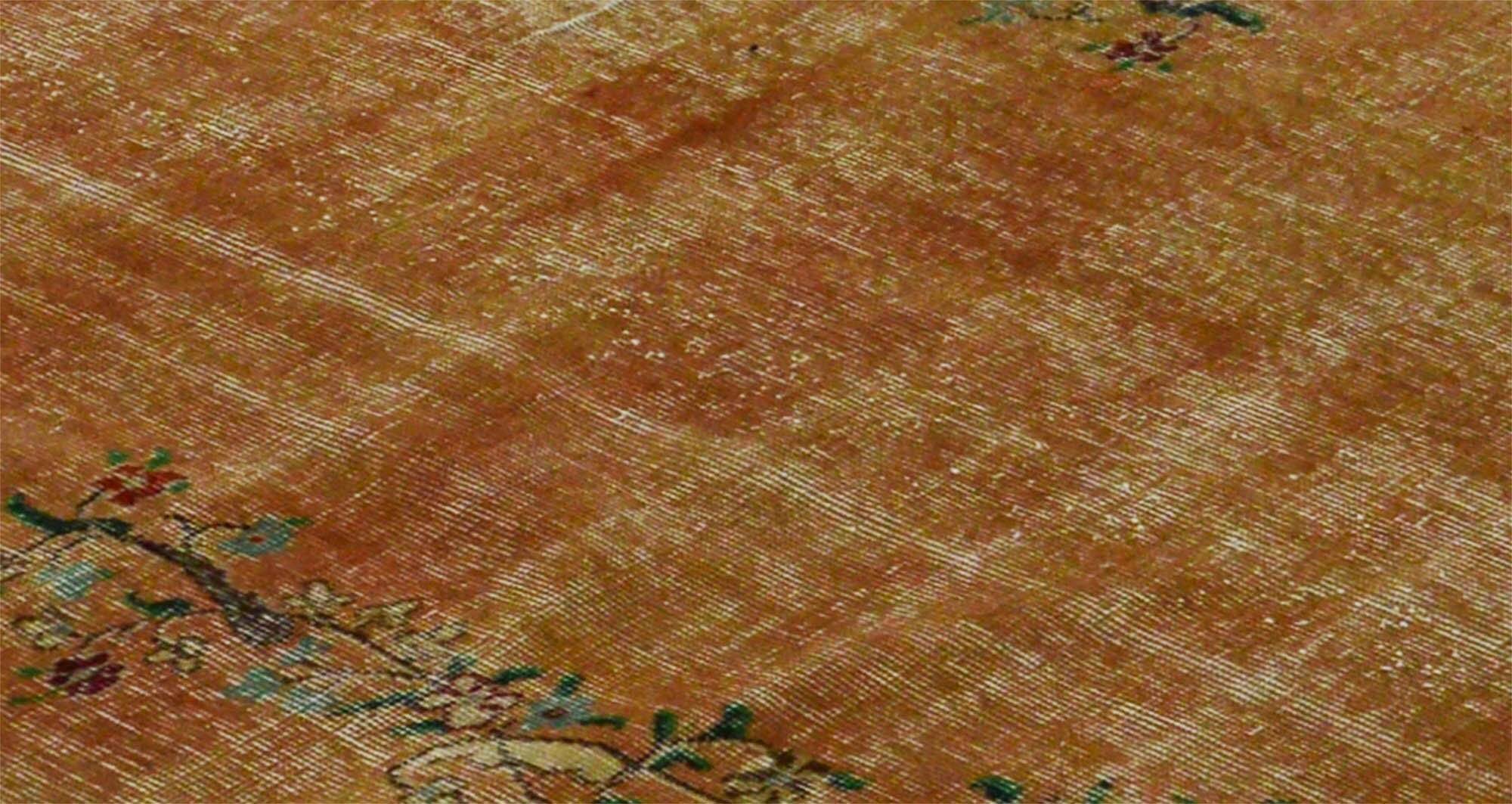 Turkish Anatolian Handmade Vintage Area Rug 210 cm x 124 cm