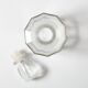 Vintage Italian Clear Glass Decanter / Marked “O.R. brevettato”