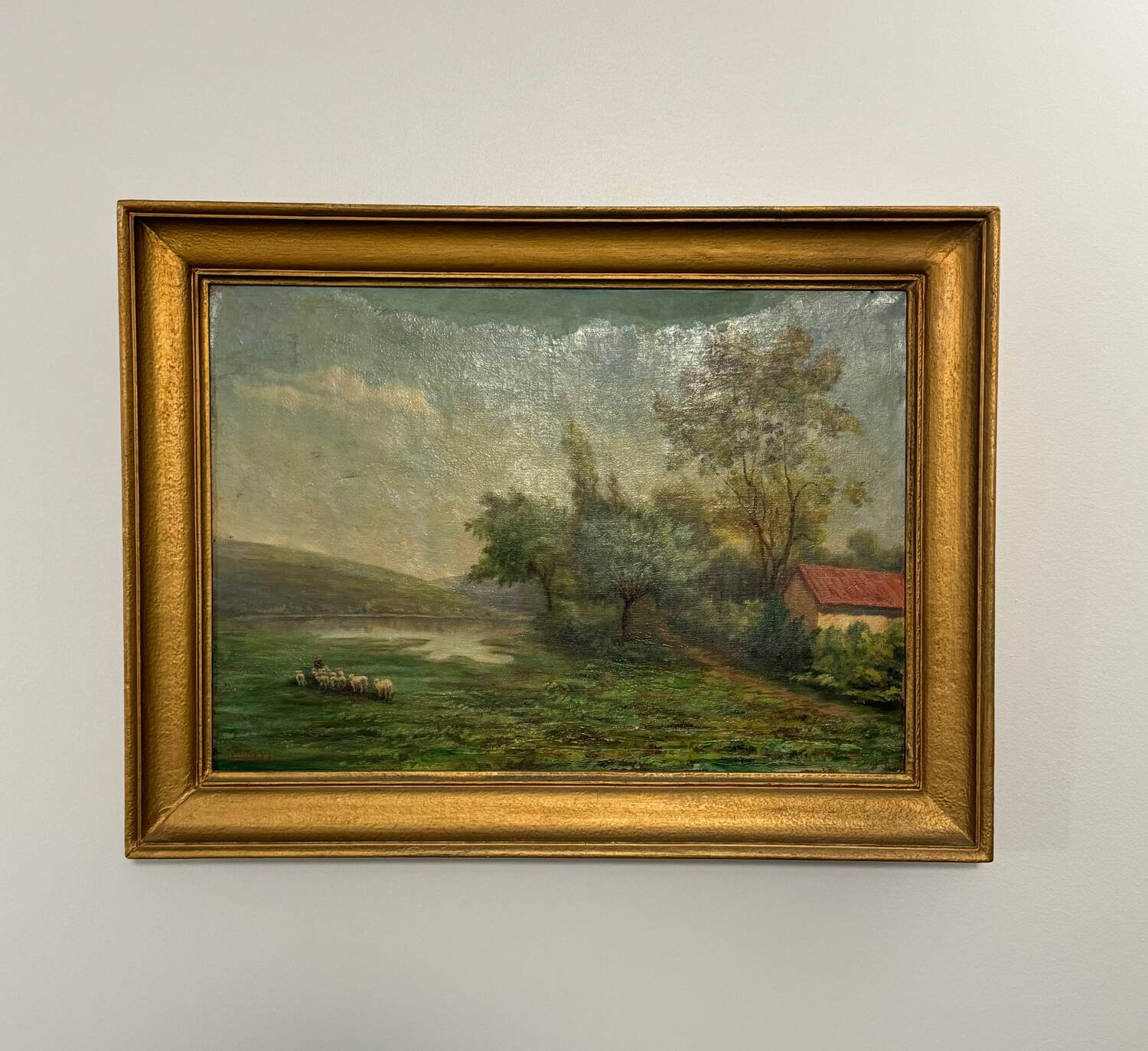 Tableau style Barbizon 19ème