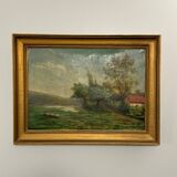 Tableau style Barbizon 19ème
