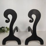 Pair of andirons
