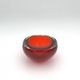 Sommerso Flavio Poli Ashtray Bowl 1.2kg Murano 1960