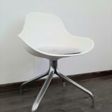 Fauteuil tournant vintage Jakob de Chris Martin pour Ikea, meuble siège ancien de bureau