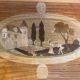 Louis XV style table in cherry wood