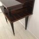 Chevet années 50-60 vintage en formica vernis laqué et pieds compas