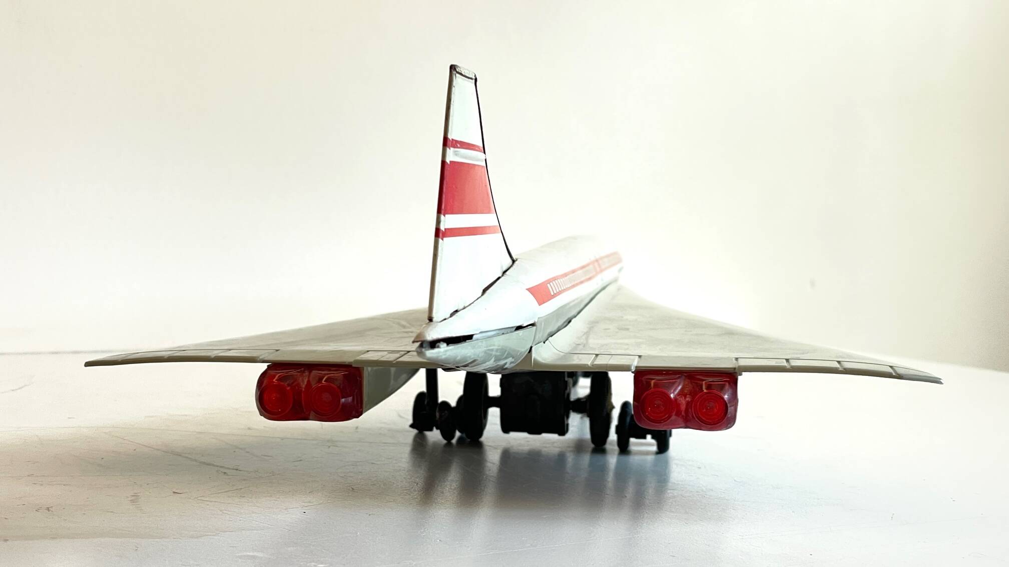 CONCORDE Plane Metal Toy JOUSTRA Vintage