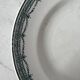 Set of 4 flat ironstone plates St Armand Magali