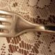 Silver metal cutlery ercuis art deco