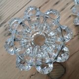Set of 2 glass candle holders, Reims