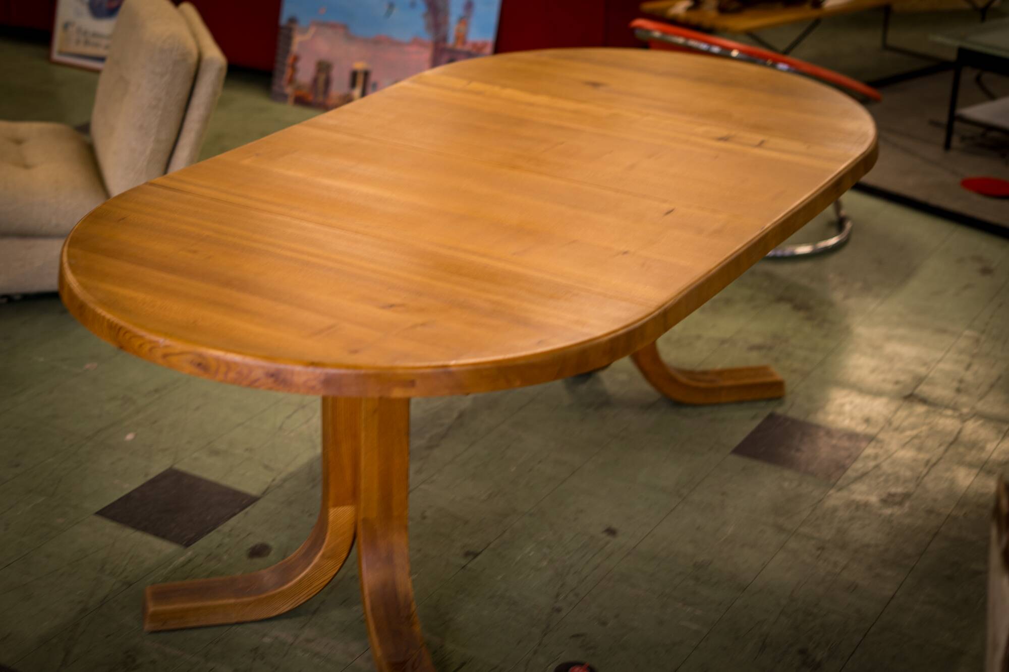 Dining table model T40 Pierre Chapo 1970