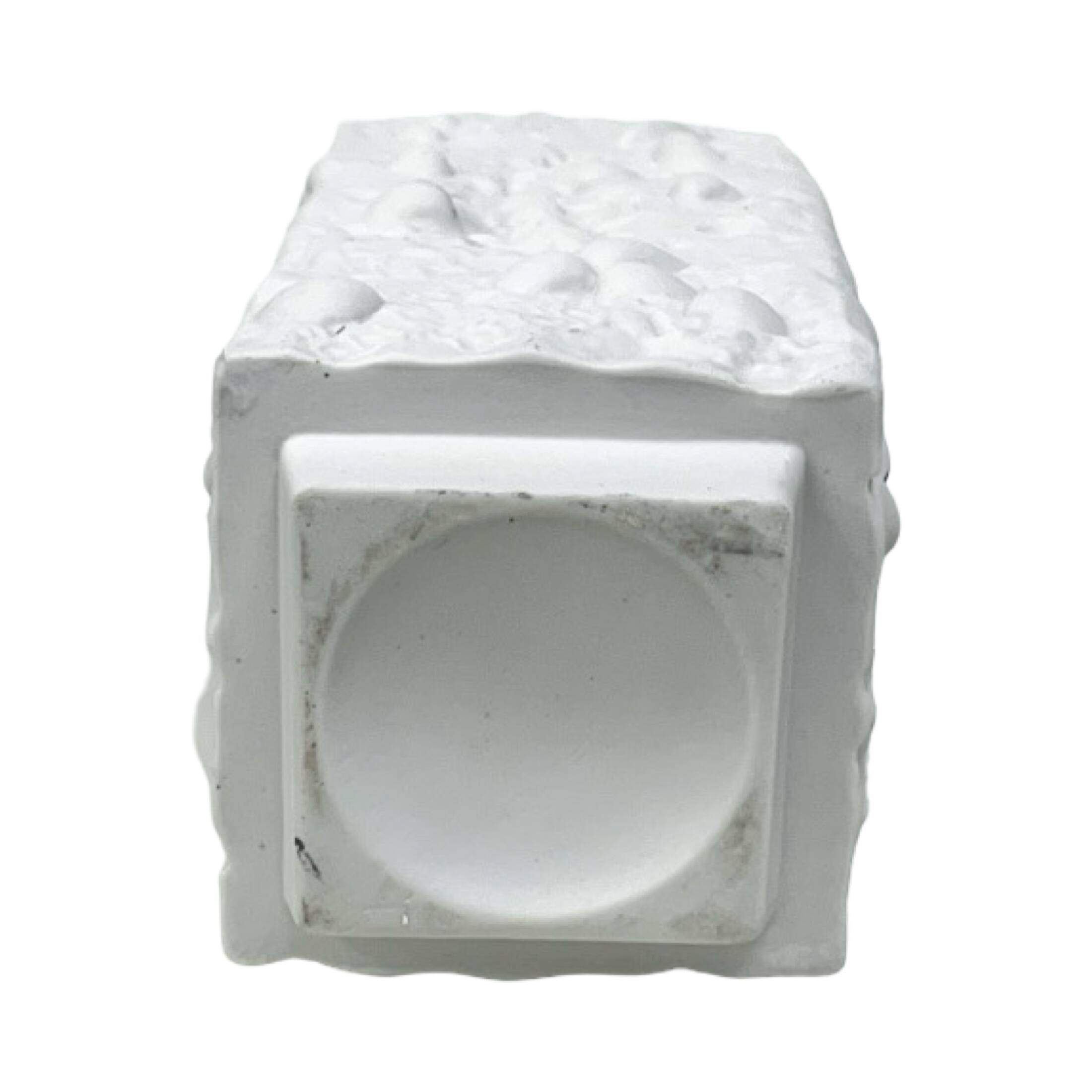 Fossil Biscuit Vase, VEB Kunstporzellan Ilmenau, Germany 1970s