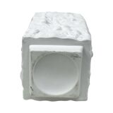 Fossil Biscuit Vase, VEB Kunstporzellan Ilmenau, Germany 1970s