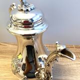 Elegant Louis XV Style Rocaille Silver Metal Tea Coffee Pot