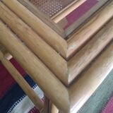 Table basse bambou et rotin