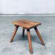 Folk Art Handmade Milk Stool, Late 1800s
