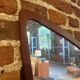 Framed teak mirror, Denmark 1960