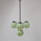 Art deco chrome chandelier,1930's.