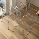 Set of 4 ghost chairs Kartell