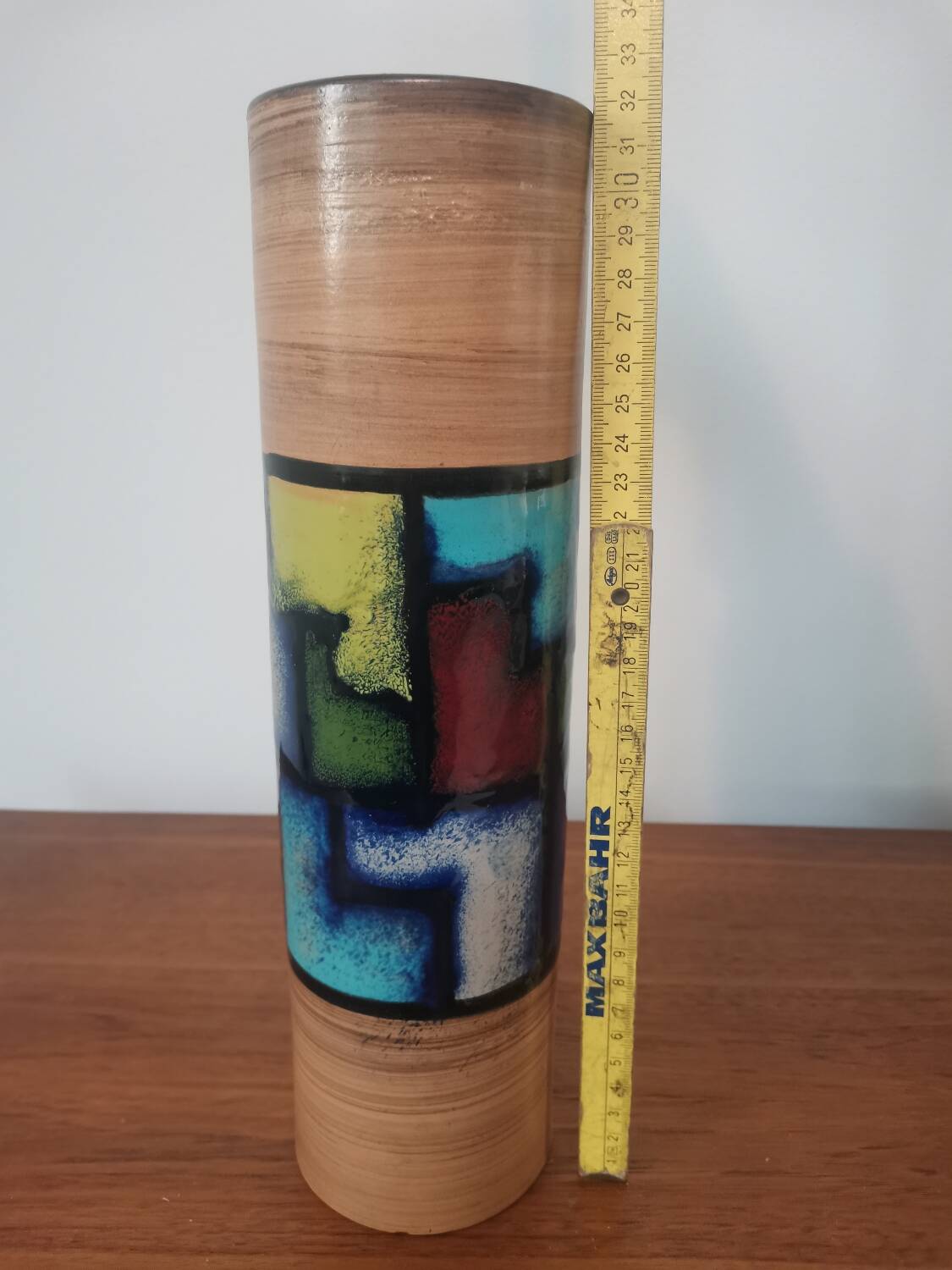 Vase en céramique Bitossi du milieu du siècle par Aldo Londi – Italie, modèle 837597,