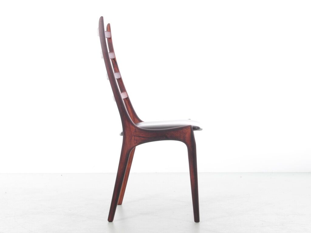 Suite of 4 Scandinavian rosewood chairs from Rio