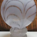 Globe lamp Italy marbled decoration space age