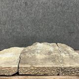 Three medieval stones entirely carved on the edge