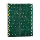 Modern Moroccan carpet green