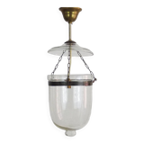 Glass bell lantern with its fumivore. XIXth