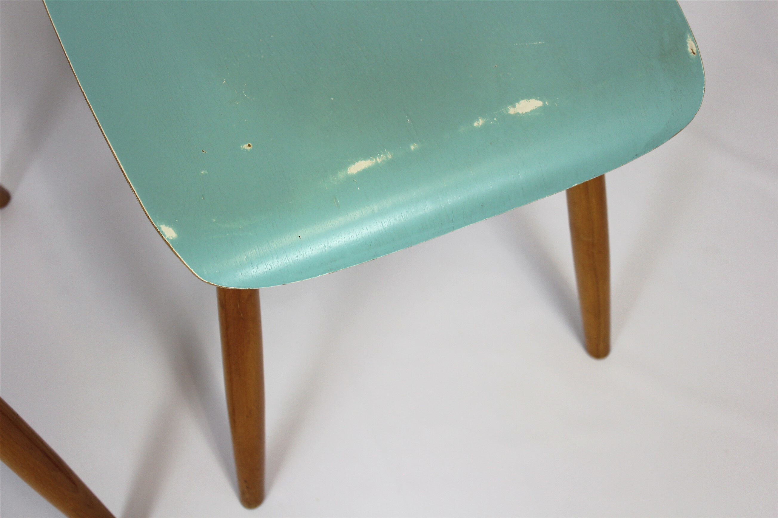 Chaises de salle à manger vintage en bois de Ton, 1971
