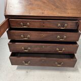 English style mahogany and veneer 19th century slope desk