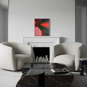 Peinture abstraite n.4 sur toile tendue
