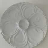 Set of 5 oyster plates in Limoge porcelain