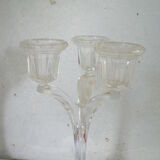 Glass candlestick