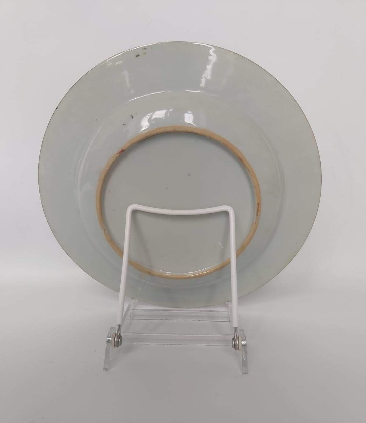 Pair of China porcelain plates, India Company, 19th